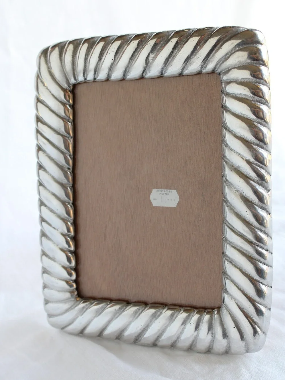 Pewter Twisted Rope Picture Frame - Picture 8 of 8